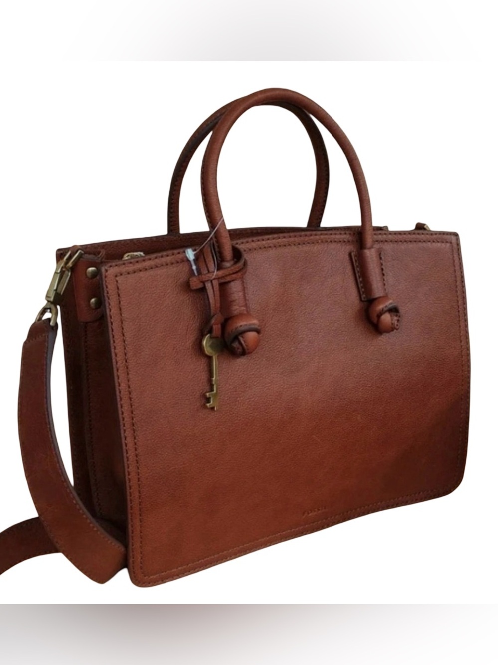Fossil Vintage Skylar Leather Satchel